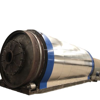 Máquina de pirólisis continua alimentada por carbón para neumáticos de desecho Lodo de aceite de plástico Folia de aluminio