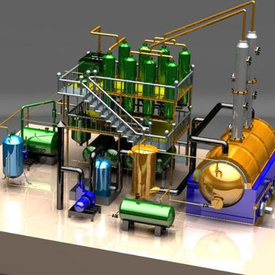 Planta de destilación de gasóleo de alto rendimiento LCO de 150 m2 Área de instalación y gran producción