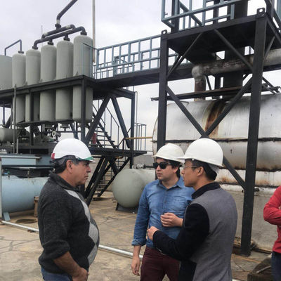Máquina de reciclaje de petróleo de 16 kW para refinería de petróleo crudo D2000*4000mm