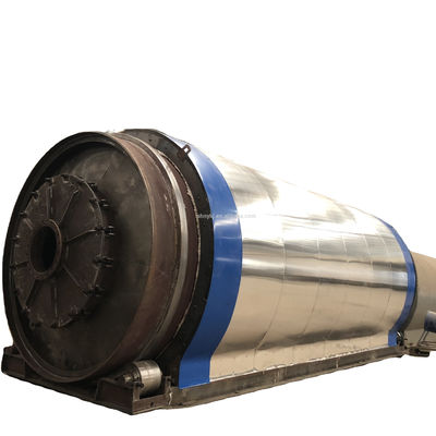 15 TPD Máquina de pirólisis de aceite de neumáticos de desecho para la línea de producción de reciclaje de caucho en 2022