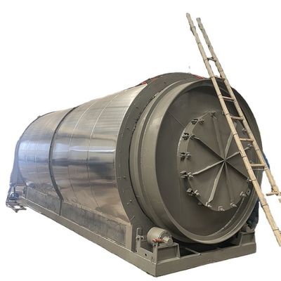 Planta de pirólisis de 10 toneladas para la línea de producción de plástico/neumáticos para diesel