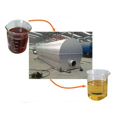 Línea de producción de aceite de gasolina de residuos a diésel para sistema de pirólisis y destilación