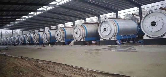 Máquina de pirólisis continua alimentada por carbón para neumáticos de desecho Lodo de aceite de plástico Folia de aluminio