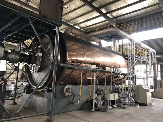 15.5kw Sistema de pirólisis y destilación para reciclar neumáticos viejos Lodo de aceite de plástico