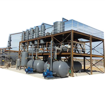 16KW de alta capacidad residuos de petróleo crudo aceite de motor usado aceite de motor refinería de aceite de motor máquina para diesel