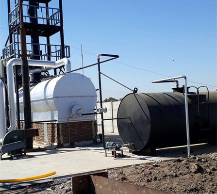16KW de alta capacidad residuos de petróleo crudo aceite de motor usado aceite de motor refinería de aceite de motor máquina para diesel