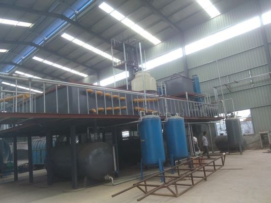 16KW de alta capacidad residuos de petróleo crudo aceite de motor usado aceite de motor refinería de aceite de motor máquina para diesel