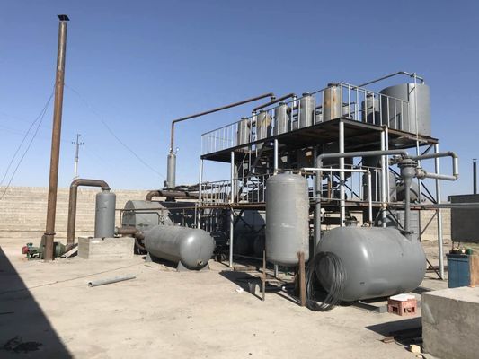 Planta de reciclaje de aceite de motor negro para la transformación de aceite diésel