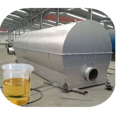 Planta de destilación de aceite por pirólisis para convertir neumáticos viejos y plástico en combustible diésel
