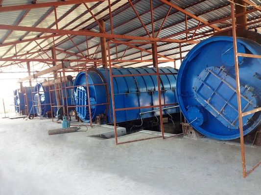 Máquina de pirólisis de reciclado de residuos de alta capacidad de 15,5 kW para extraer energía del aceite de combustión