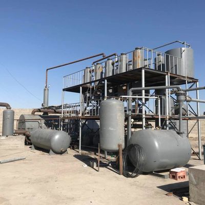 Refinería de petróleo crudo totalmente automática con capacidad de 30 toneladas y voltaje de 380v/50hz