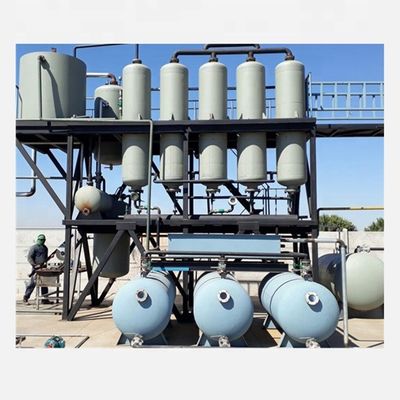 Máquina de destilación de minería de energía D1600*3500mm para purificar eficientemente el aceite de motor usado