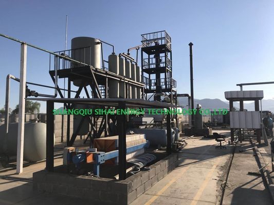 Purificador de petróleo de minería de energía neumáticos de plástico de desecho recién producidos para la planta de refinería de diésel