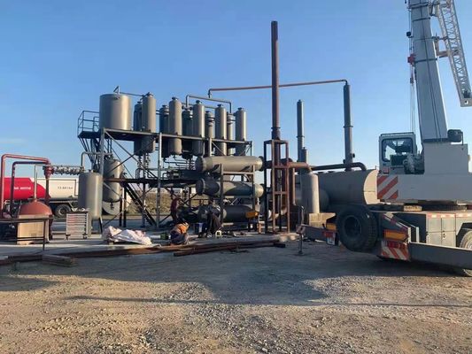 Purificador de petróleo de minería de energía neumáticos de plástico de desecho recién producidos para la planta de refinería de diésel