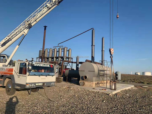 Purificador de petróleo de minería de energía neumáticos de plástico de desecho recién producidos para la planta de refinería de diésel