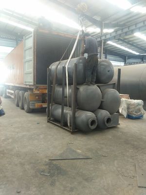 Tipo continuo de neumático neumático planta de pirólisis de aceite a diésel con instilación