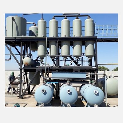 Refinería de aceite de motor de alta capacidad de 16kw para máquinas diésel 2.2*5.5m Dimensiones