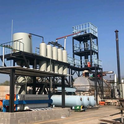 Máquina continua de refinería de petróleo crudo para energía diésel con acero de caldera Q245R