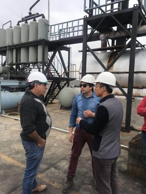 Máquina de destilación al vacío de petróleo crudo ligero LCO 24 horas Producción de petróleo 7.2-9 toneladas Diesel