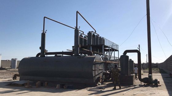 Flujo nominal Forma de la estructura horizontal/vertical del aceite de motor utilizado para la máquina de fabricación de diesel
