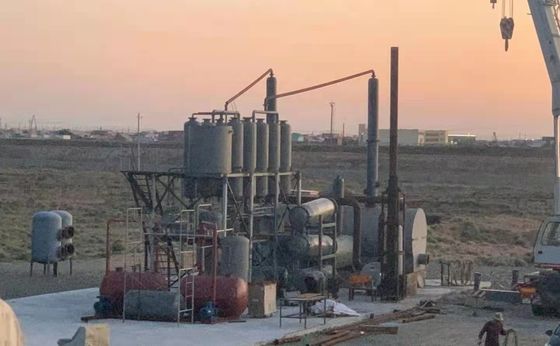 Máquina de destilación al vacío de petróleo crudo ligero LCO 24 horas Producción de petróleo 7.2-9 toneladas Diesel