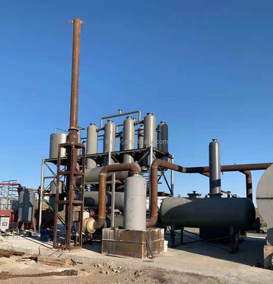 Máquina de destilación al vacío de petróleo crudo ligero LCO 24 horas Producción de petróleo 7.2-9 toneladas Diesel