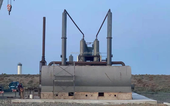 Q245 Máquina de destilación de refinería de petróleo usado de acero para la producción de petróleo base de combustible diesel