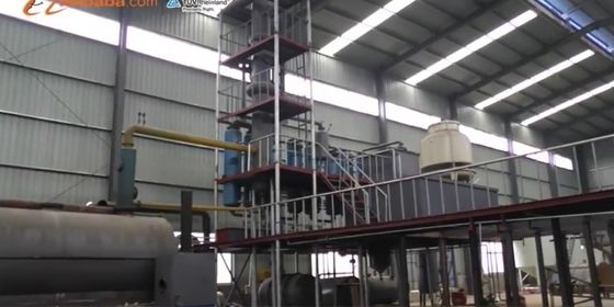 Método de calefacción calefacción indirecta pirólisis refinería de petróleo plástico planta de destilación