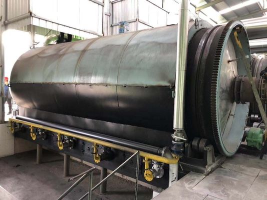 Instalación de pirólisis continua de neumáticos de desecho con voltaje de 380V/50HZ y capacidad de 20-30 toneladas