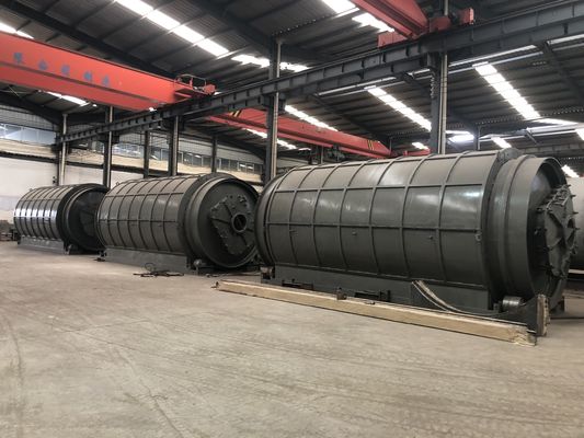 Instalación de pirólisis continua de neumáticos de desecho con voltaje de 380V/50HZ y capacidad de 20-30 toneladas