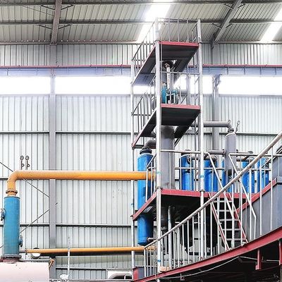 Tecnología revolucionaria planta de destilación de desechos de aceite para producir diesel y aceite base