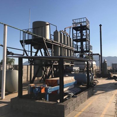 Reciclar los desechos de aceite de motor en diesel y aceite base con equipos de destilación de 380v/50hz