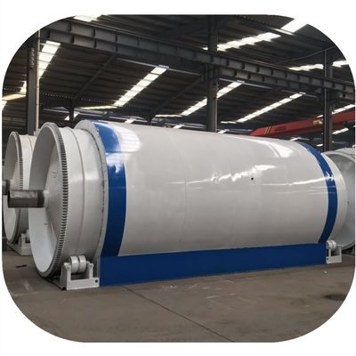 Q245R Máquina de conversión de plástico a diésel de reactor de acero de caldera con capacidad de 10 toneladas