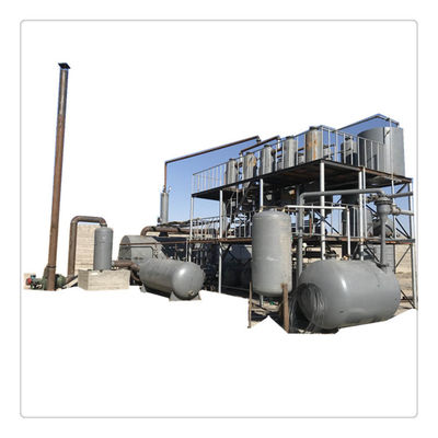 Método de calentamiento Equipo de destilación Aceite de pirólisis de neumáticos para el gasóleo Aceite residual