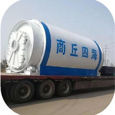 Q245R Máquina de pirólisis de materiales de acero de caldera para convertir los residuos en energía de combustible