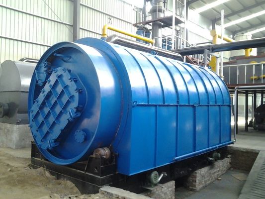 Planta de pirólisis de reciclaje SIHAI que convierte los residuos de neumáticos, caucho y plástico en energía de combustible