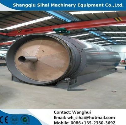 Máquina de reciclaje de neumáticos de plástico usados de 380V para combustible de aceite de carbono negro
