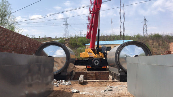 Máquina de reciclaje de neumáticos de plástico usados de 380V para combustible de aceite de carbono negro