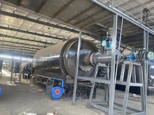 Reactor de reciclaje de neumáticos de 10 t/día Equipo de pirólisis de aceite de combustible Aplicación versátil