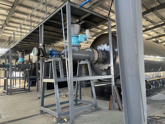 Reactor de reciclaje de neumáticos de 10 t/día Equipo de pirólisis de aceite de combustible Aplicación versátil