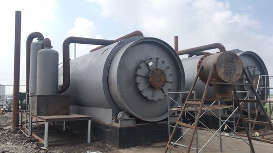 17Máquina de reciclaje de neumáticos de aceite de pirólisis de 0,5 kW con alto rendimiento de aceite