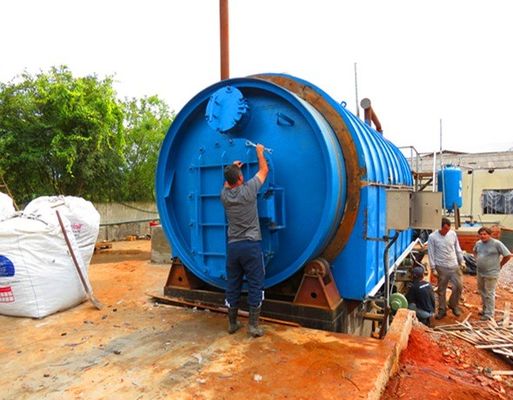 Reciclar los residuos de neumáticos ecológicos en una planta de pirólisis diésel