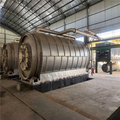 36000 KG Convertir los residuos de neumáticos de caucho a la máquina de pirólisis de aceite de combustible diesel con CE ISO