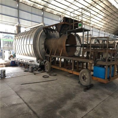 36000 KG Convertir los residuos de neumáticos de caucho a la máquina de pirólisis de aceite de combustible diesel con CE ISO
