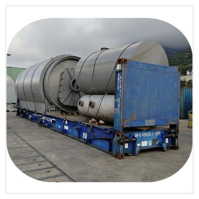 30000 kg de peso de los residuos de neumáticos a la planta de pirólisis del aceite de combustible para una solución ecológica