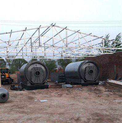30000 kg de peso de los residuos de neumáticos a la planta de pirólisis del aceite de combustible para una solución ecológica