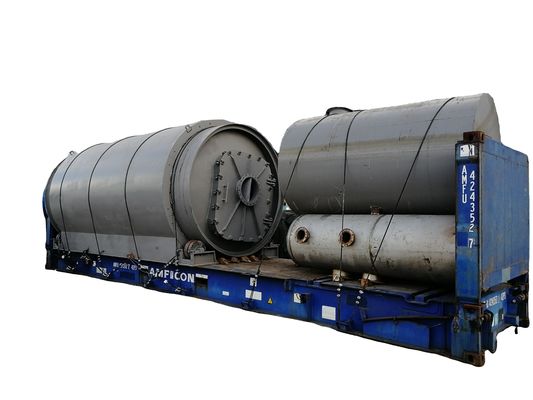 17Máquina de reciclaje de neumáticos de aceite de pirólisis de 0,5 kW con alto rendimiento de aceite
