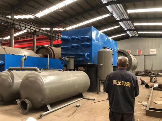 Línea de producción de neumáticos de residuos de pirólisis a petróleo de 38 toneladas de capacidad para 300 metros cuadrados