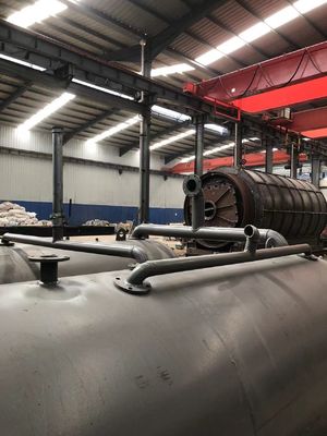 Línea de producción de neumáticos de residuos de pirólisis a petróleo de 38 toneladas de capacidad para 300 metros cuadrados