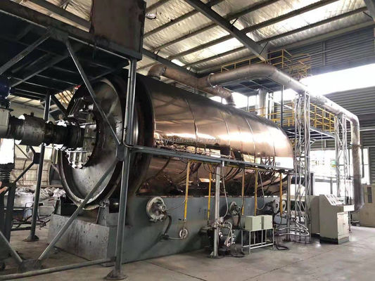 15 TPD Máquina de pirólisis de aceite de neumáticos de desecho para la línea de producción de reciclaje de caucho en 2022